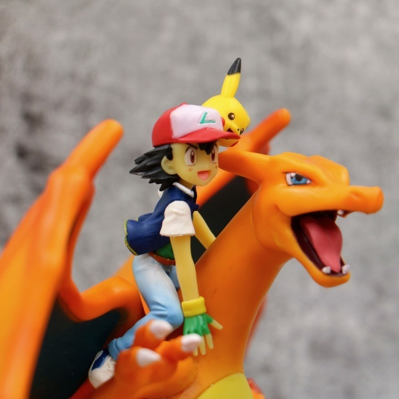 Conjunto Com 3 Pokemons Coleção Ash Boneco Brinquedo Pokemon em