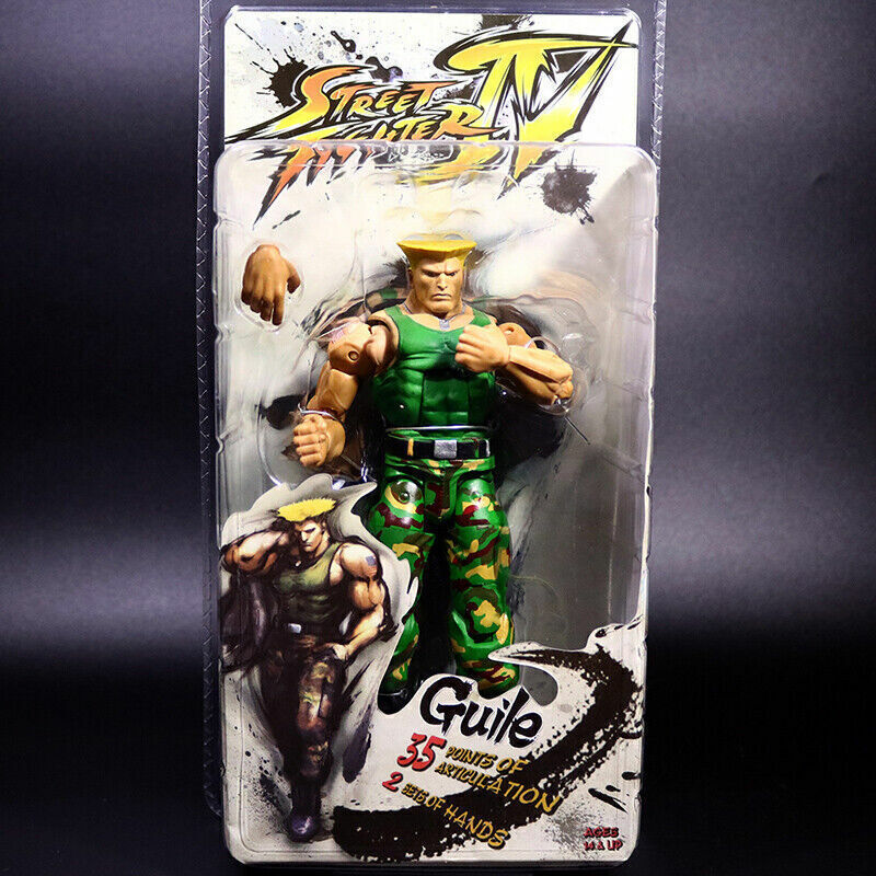 NECA - Street Fighter IV - Guile (loose) 3663441427897