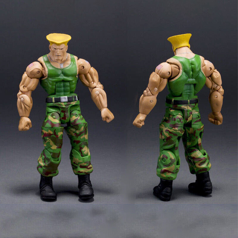 NECA Street Fighter IV 4 Guile Action Figure 