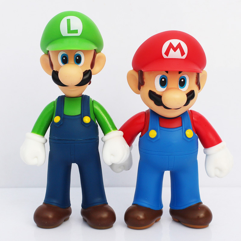 Action Figure Mario, Luigi e Yoshi