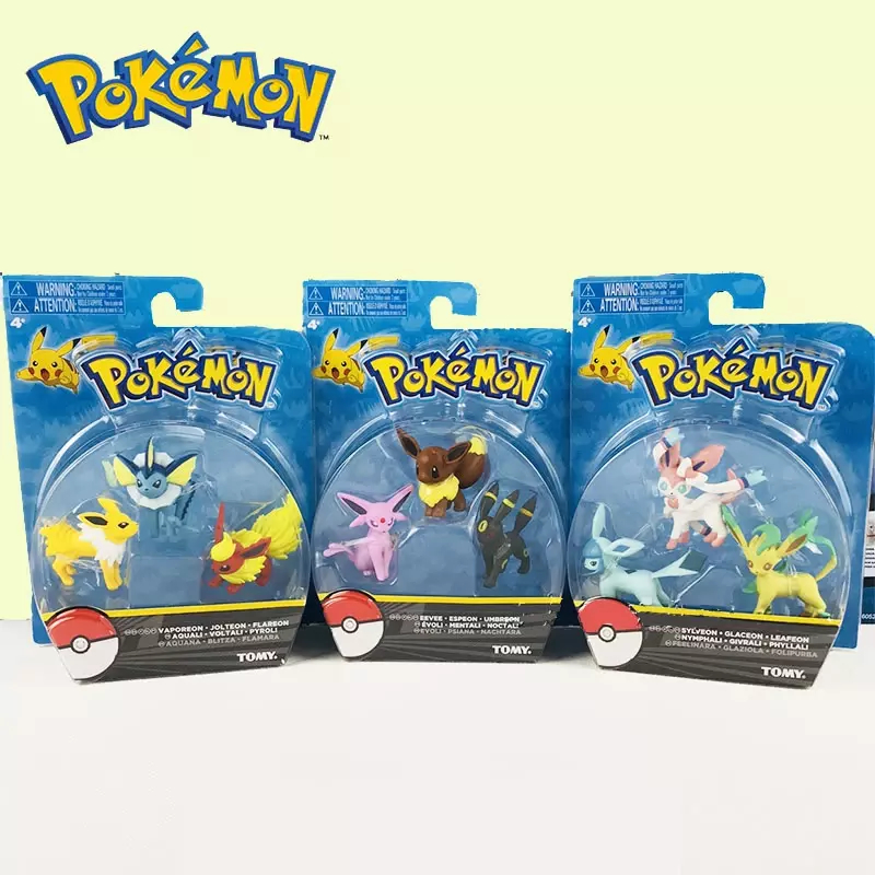 Kit 6 Boneco Pokémon Evoluções Eeevee - Tomy em Promoção na Americanas