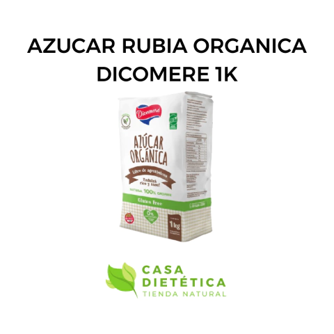AZUCAR RUBIA ORGANICA DICOMERE 1K