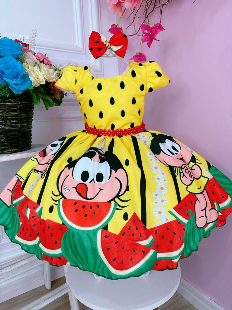 vestido temático infantil]