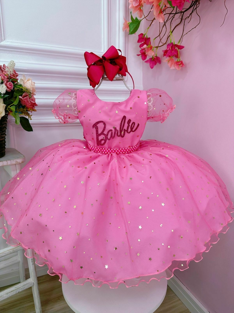 Vestido Infantil Barbie