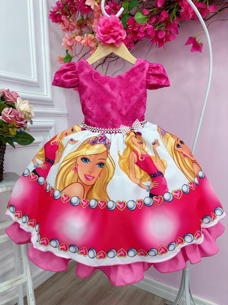 Vestido Infantil Barbie