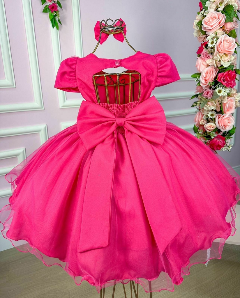 Vestido Infantil Temático Barbie Sereia - Bella Sofi