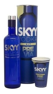 La Previa Vodka Sky más estuche vasos y juego - comprar online