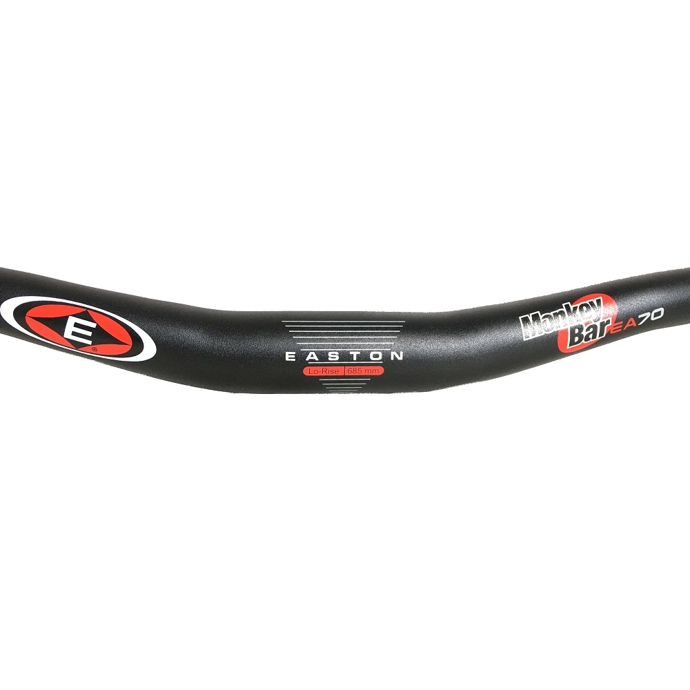 Guidon Easton EA70 Monkey Bar – 69 Cm, 25,4 Mm, Noir, Alu, élévateur, Occasion