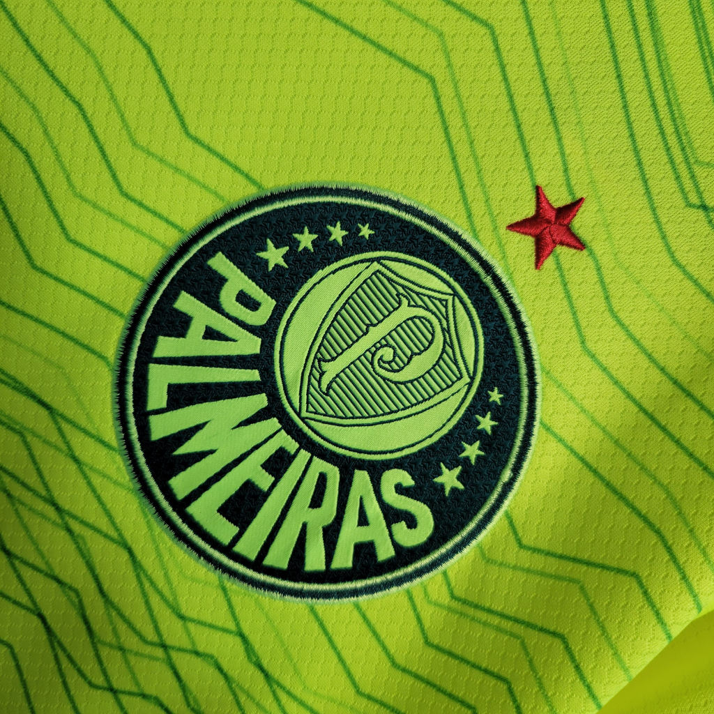 Camisa Pré Jogo Palmeiras 2023/2024 Branca Torcedor Puma Masculina