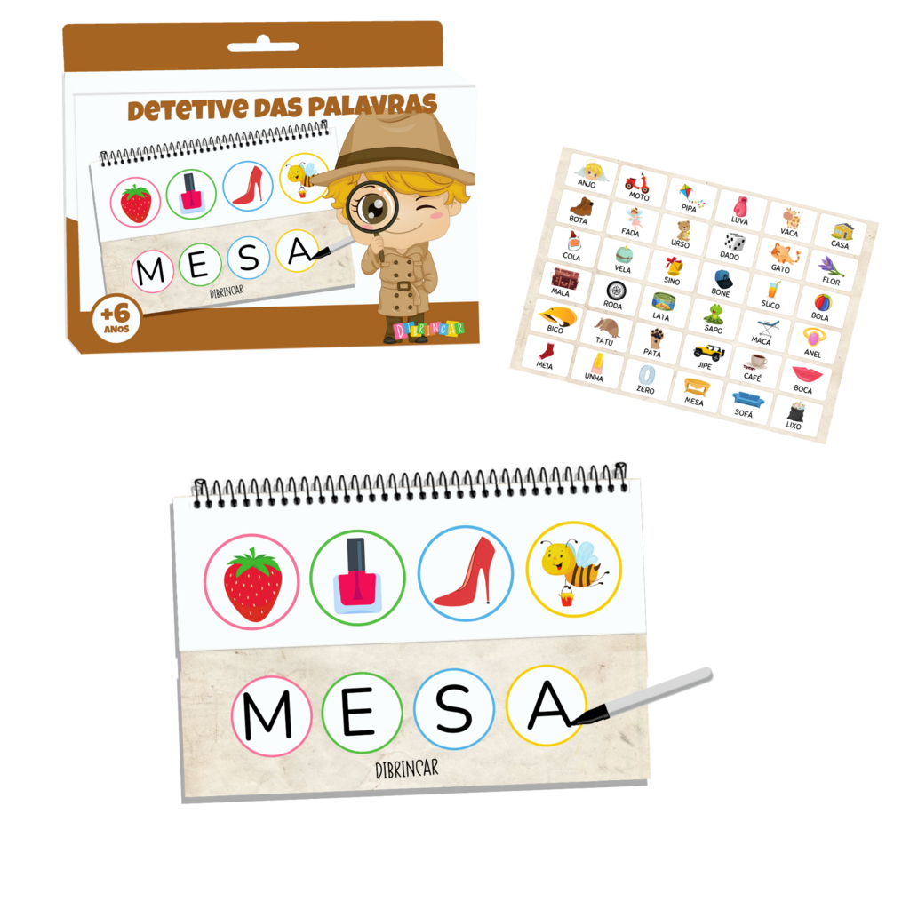 Kit 2 Jogos Educativos 4 anos 5 anos Jogo da Memoria e Jogo de Bingo - com  Bolsa + premium