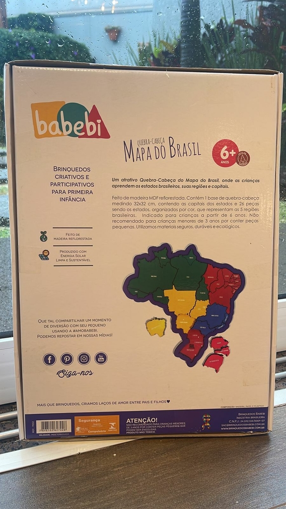 Mapa do Brasil - Quebra Cabeça