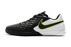 Chuteira Nike React Tiempo Legend 8 Pro Futsal IC - Preto/Branco