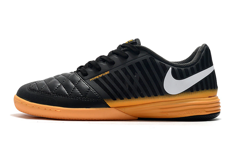 Chuteira Nike Lunar Gato Futsal - Preto/Amarelo