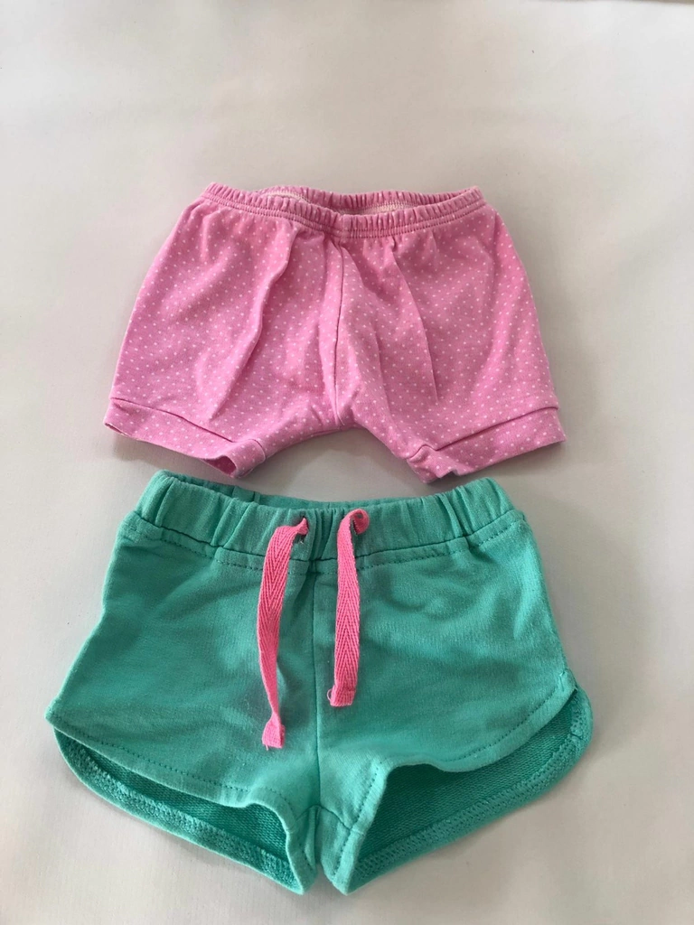 Set - Dos shorts. Baby Colloky y Mimo. 0 a 3 meses.