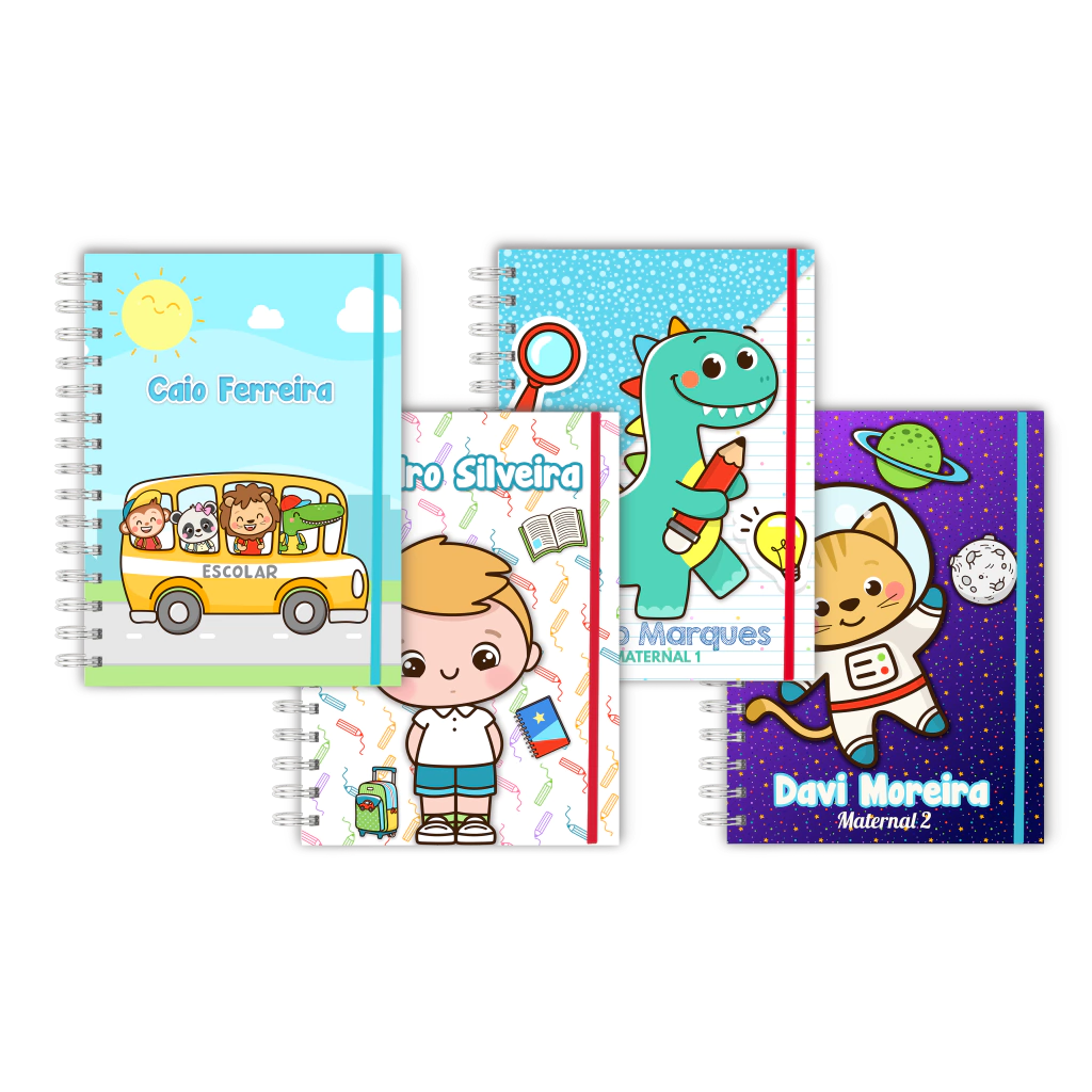 Pack Agendas Escolares Infaltil 2023 01 e 02 Dias