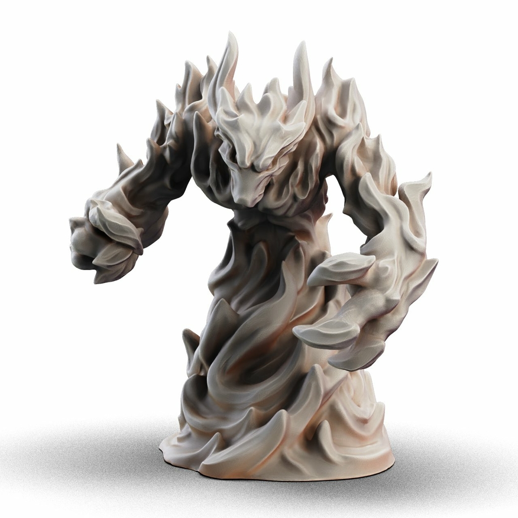 4 Elementos 3D - terra ar fogo água