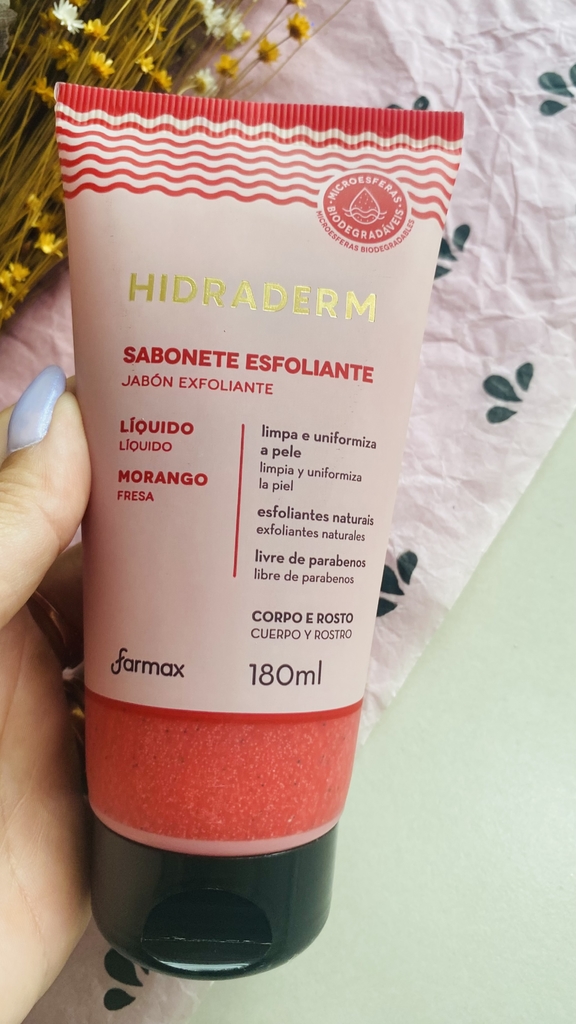 Sabonete esfoliante -Hidraderm - Loja Cor Bella