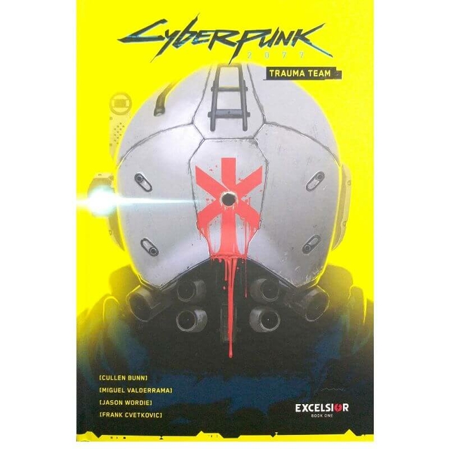 Livro Físico em Formato HQ Graphic Novel Cyberpunk 2077 Trauma Team