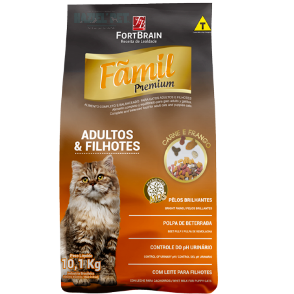 Ração Brain Plus Premium Especial Gatos Filhotes Sabor Frango e