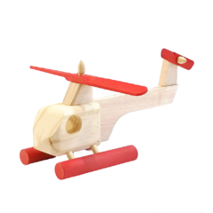 Helicóptero rojo