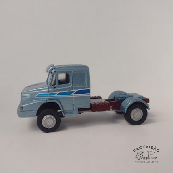 Miniatura Cavalo Mercedes Benz 1935 4 x 2 com carenagem - Azul