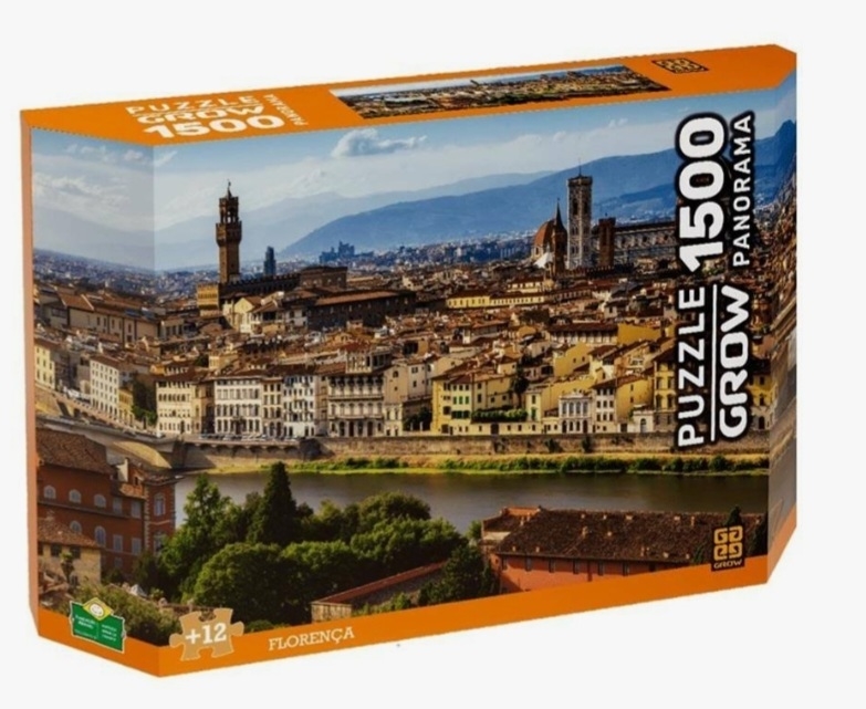 Puzzle 1500 peças Panorama Florença - Loja Grow