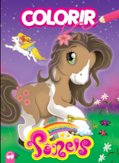 Livro de colorir my little pony vale das letras