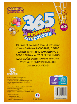 Galinha Pintadinha para Colorir