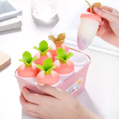 Pack De 6 Moldes Para Helado Diseño Creativo Zanahoria - tienda online