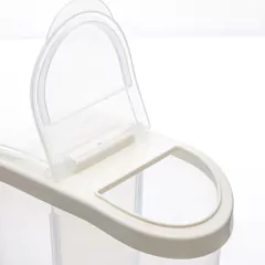 Taper Contendor Recipiente Cereal Café Alimento Especias con Division - comprar online