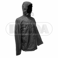 Campera Lbural Impermeable Negra (5101106) - comprar online