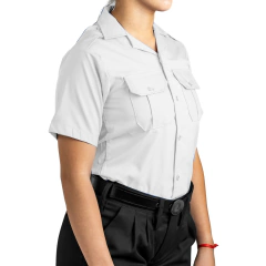 Camisa Manga Corta cuello Solapa Blanca T:32-44 (4120110) - tienda online