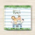 Livro do bebê personalizado Safari azul cute
