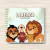 Nosso livro do bebê personalizado no tema Rei leão é perfeito para registrar as memórias do seu amor, com espaço para fotos, anotações e muito mais!