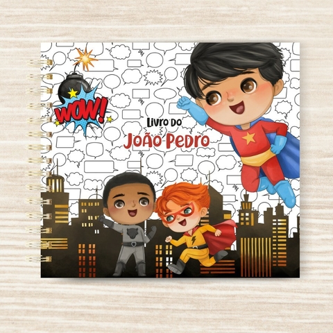 5 Kits Digitais Scrapbook Super Heroinas Baby