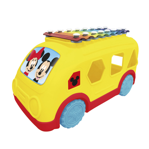 Brinquedo Educativo Blocos Montar Mickey 71 Peças Madeira