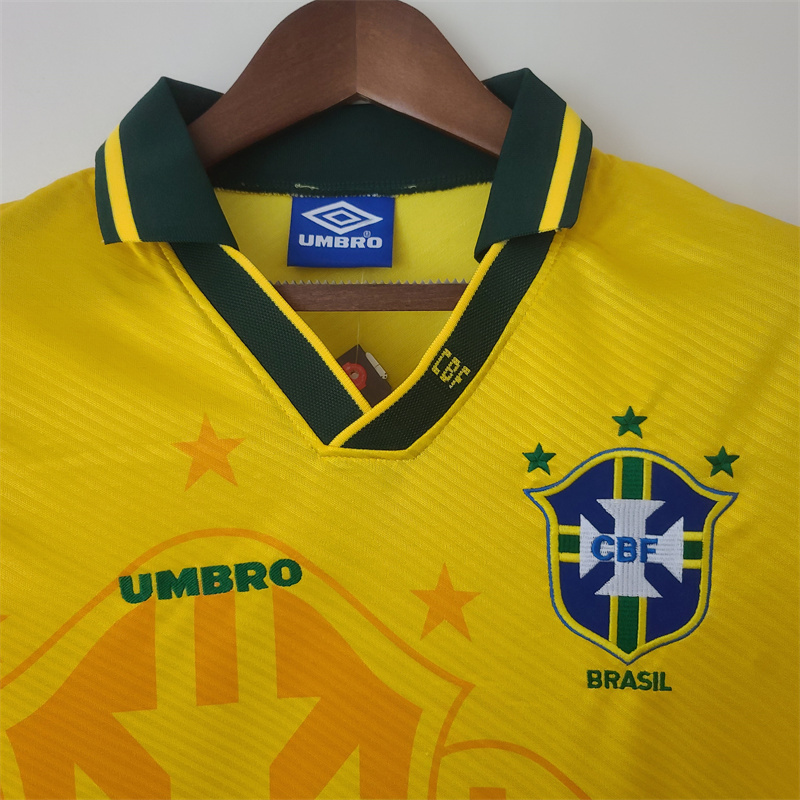 Maillot Umbro Football Brésil Home Vintage RAÍ 1993/94 - L, XL