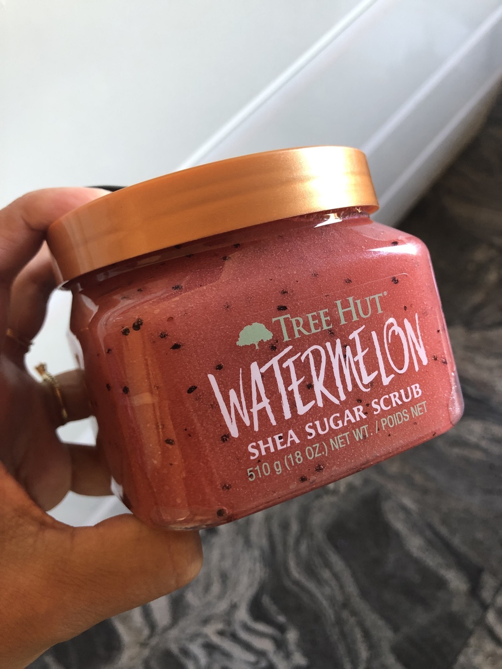 Exfoliante Tree Hut Melancia Watermelon Shea Sugar Scrub 500g Karite