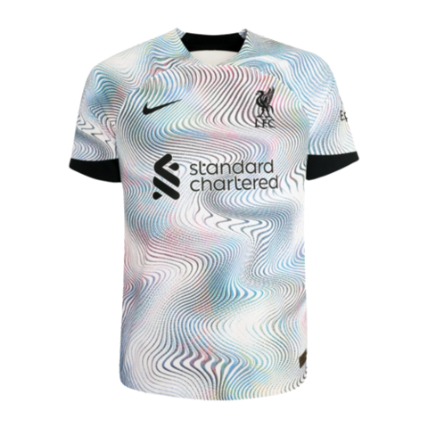 Camisa Liverpool II 21/22 Marfim - Feminina Baby Look - Nike