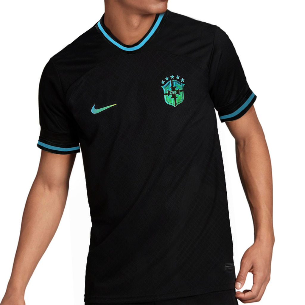 Camisa Seleção Brasileira - Nike - Masculina Torcedor - Preta e Azul