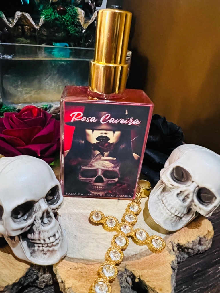 PERFUME DONA ROSA CAVEIRA - Fada da Umbanda Perfumaria