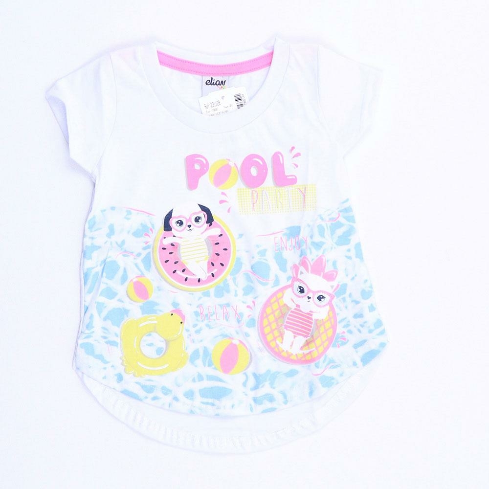 Blusa Infantil Elian Pool Party Rosa - Compre Agora