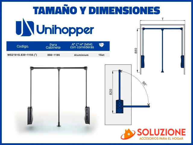 Perchero Unihopper - Soluzione Hogar