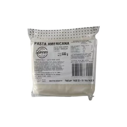 Pasta Americana Decor Blanca 500 Gr Comprar en Dolcre