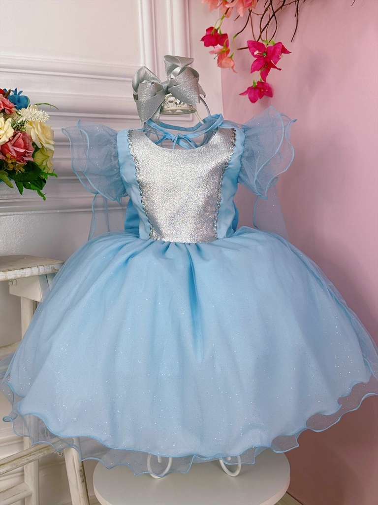 Vestido Frozen Azul