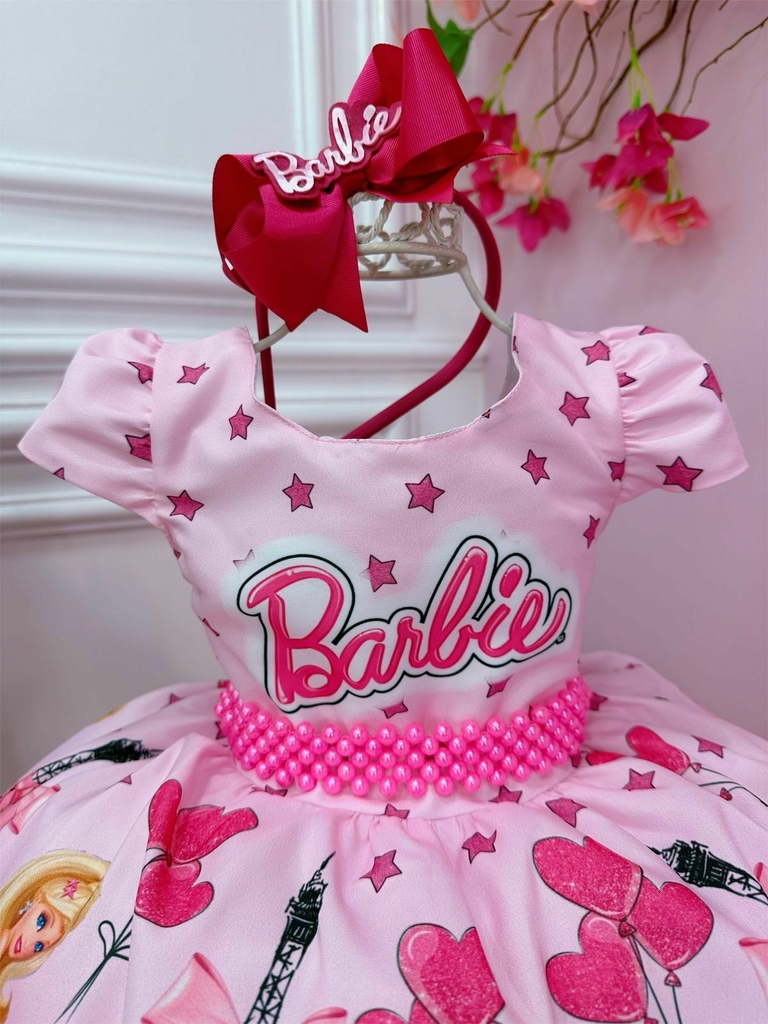 Vestido Infantil Barbie