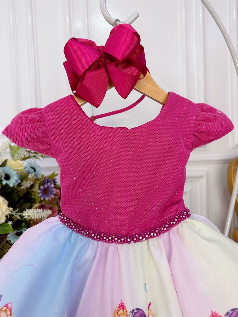 Vestido Princesa Barbie - Vestido de Temas Infantil - Liminha Doce -  Vestidos de Festa Infantis e Mãe e Filha