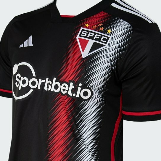 Camisa Flamengo I 23/24 s/n Torcedor Adidas Masculina - Vermelho+Preto