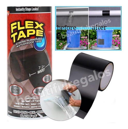 Cinta Flex Tape Pega Todo Multiuso Autofusion Impermeable