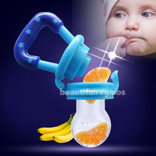 Chupete Para Fruta Bebe Beba Alimentación Mordillo Silicona